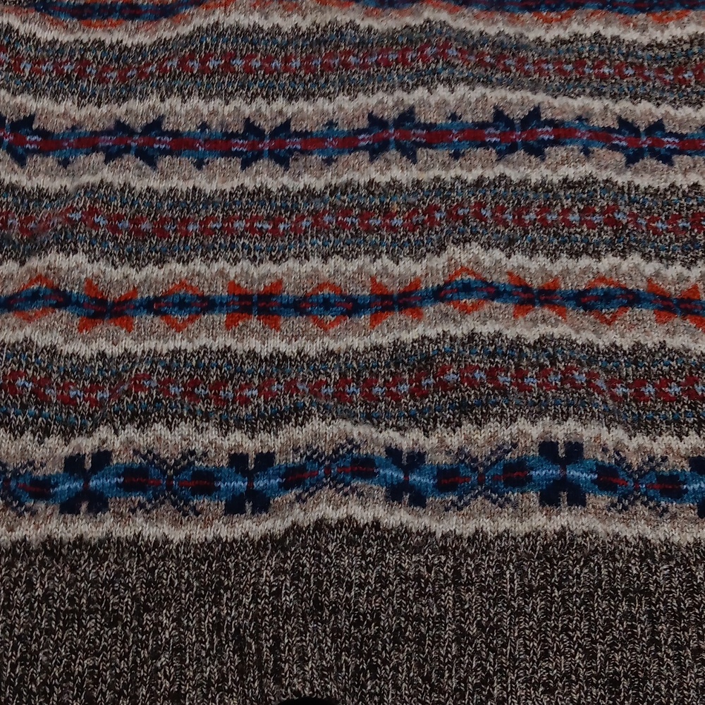 Mens vintage grandpa sweater vest 100%wool only one defect as pictured XXL - Picture 10 of 16